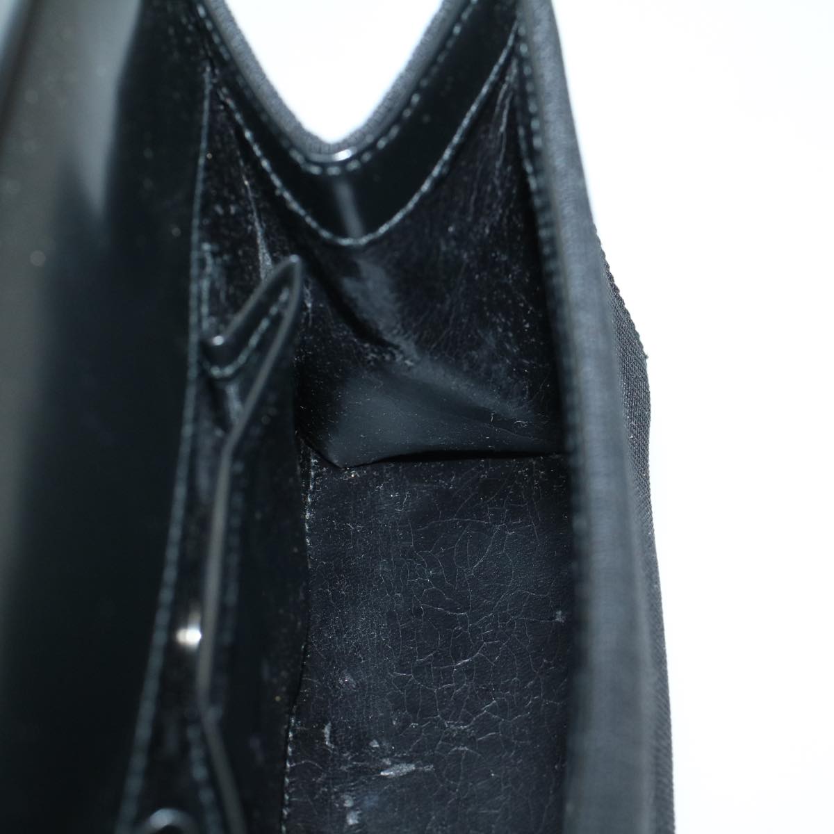 GUCCI Shoulder Bag Canvas Black 001•1928 002053 ep1446