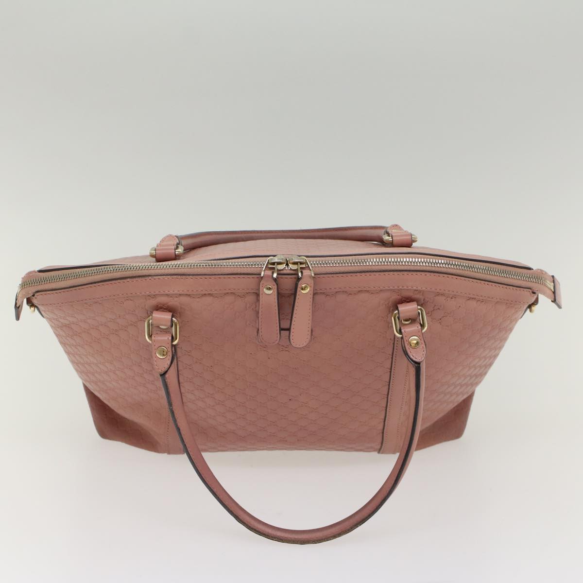 GUCCI Micro GG Canvas Shoulder Bag Pink 449657 ep1458