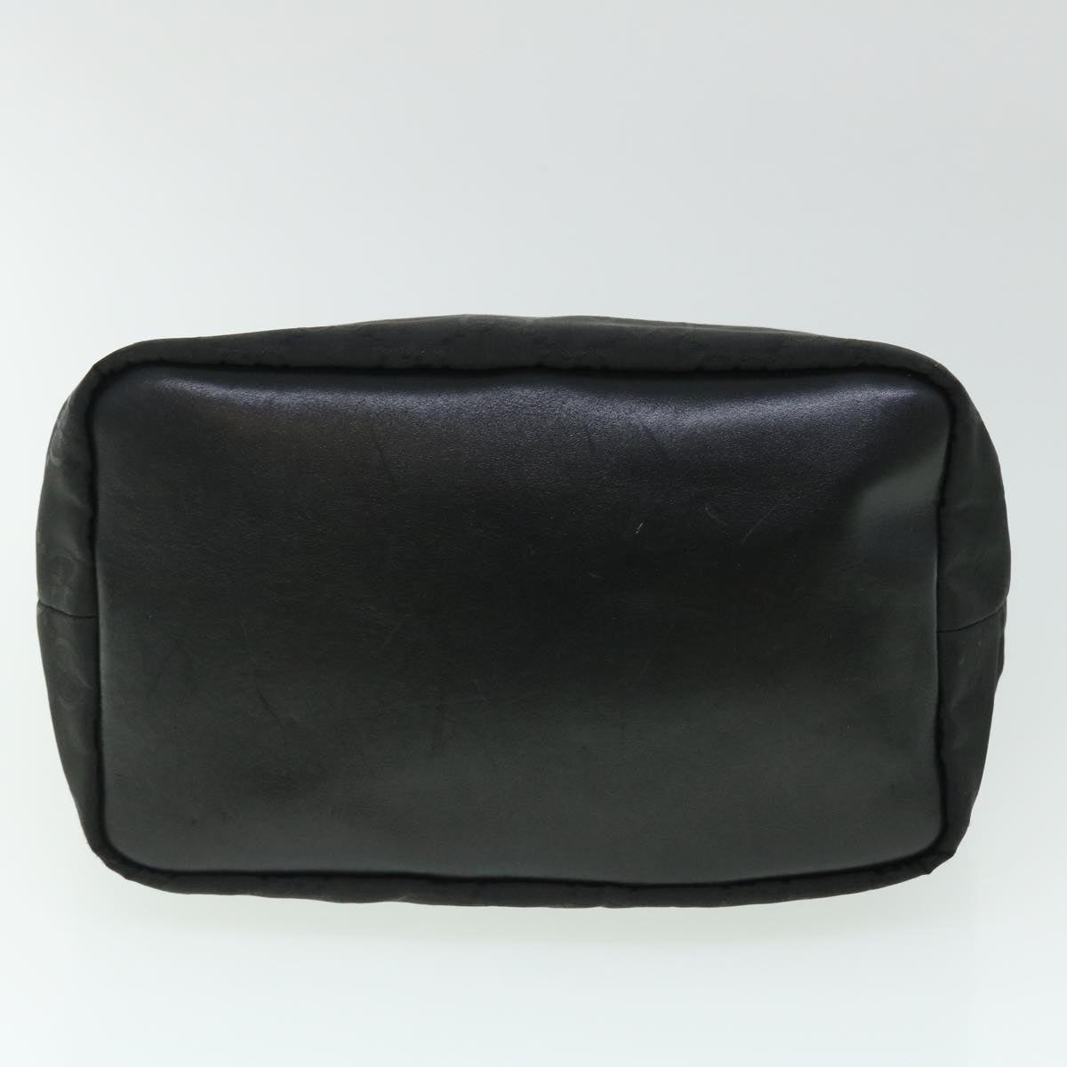 GUCCI GG Canvas Bamboo Shoulder Bag Nylon Black ep1463
