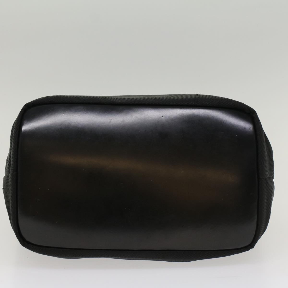 GUCCI Bamboo Shoulder Bag Nylon Black Brown ep1469