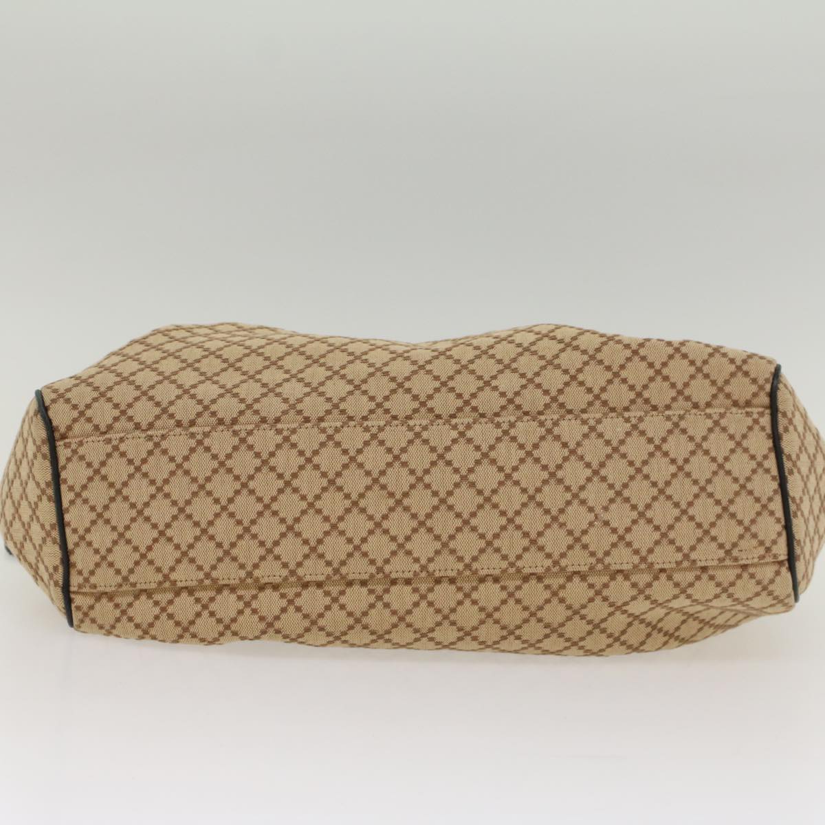 GUCCI Diamante Shoulder Bag Canvas Leather Beige 211944 ep1506