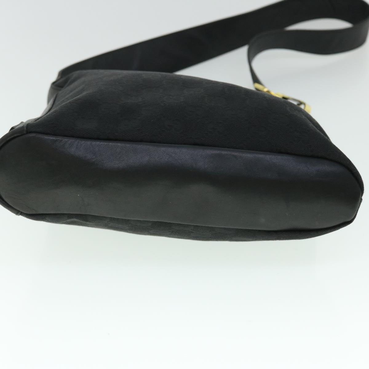 GUCCI GG Canvas Shoulder Bag Black 91761 ep1584