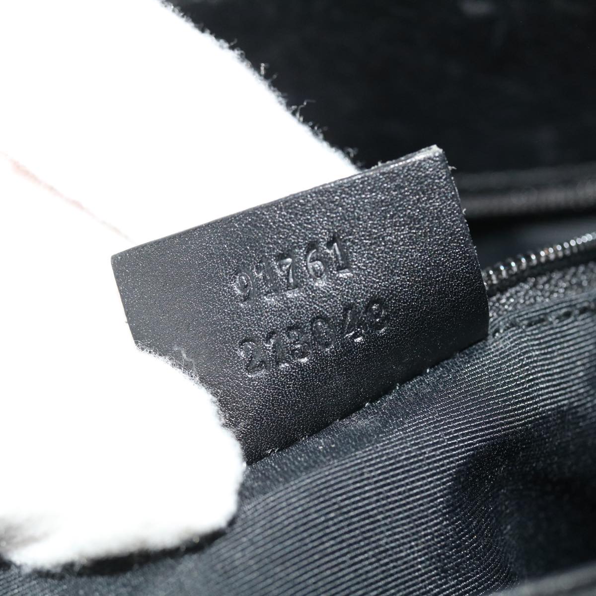 GUCCI GG Canvas Shoulder Bag Black 91761 ep1584