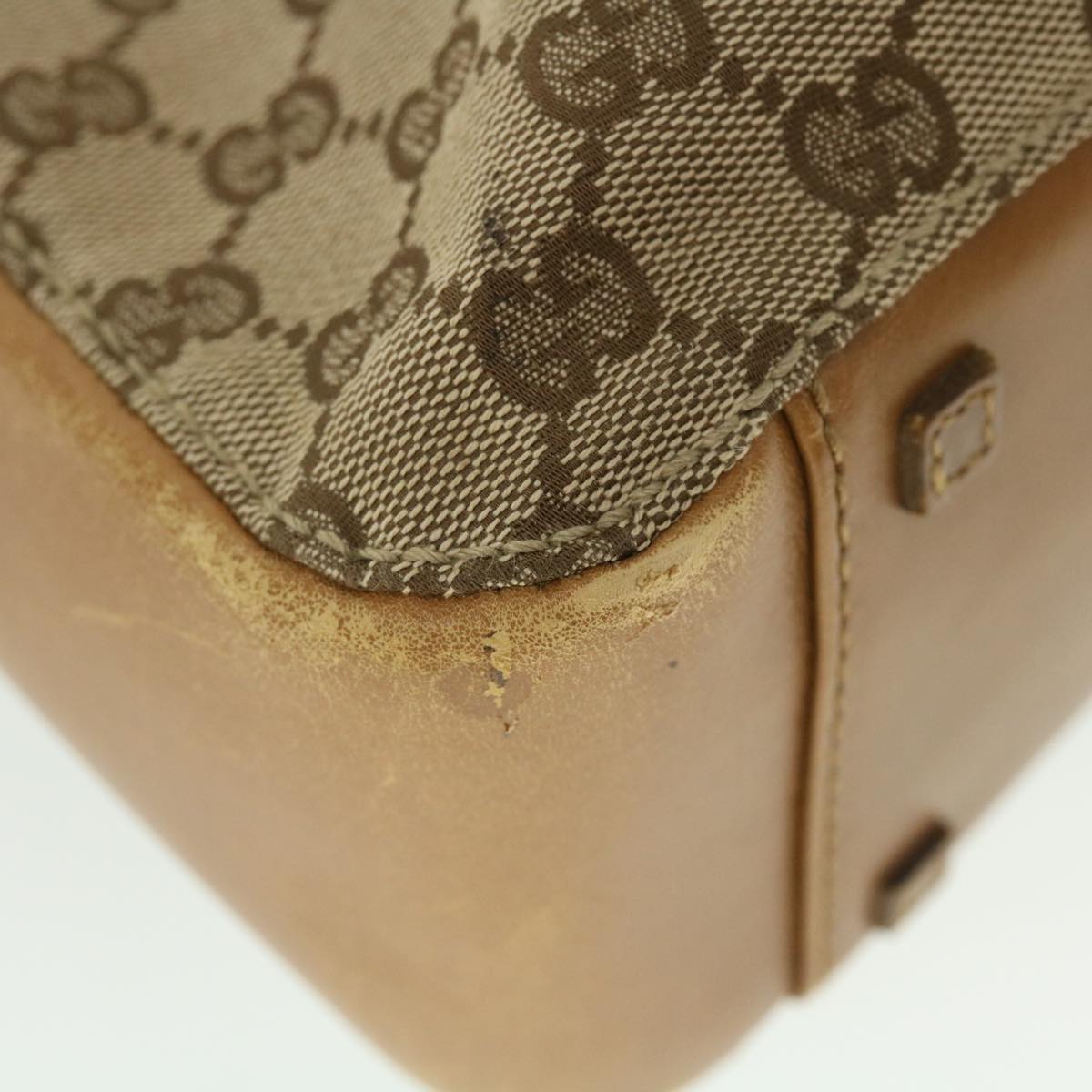 GUCCI GG Canvas Shoulder Bag Beige 94898 ep1608