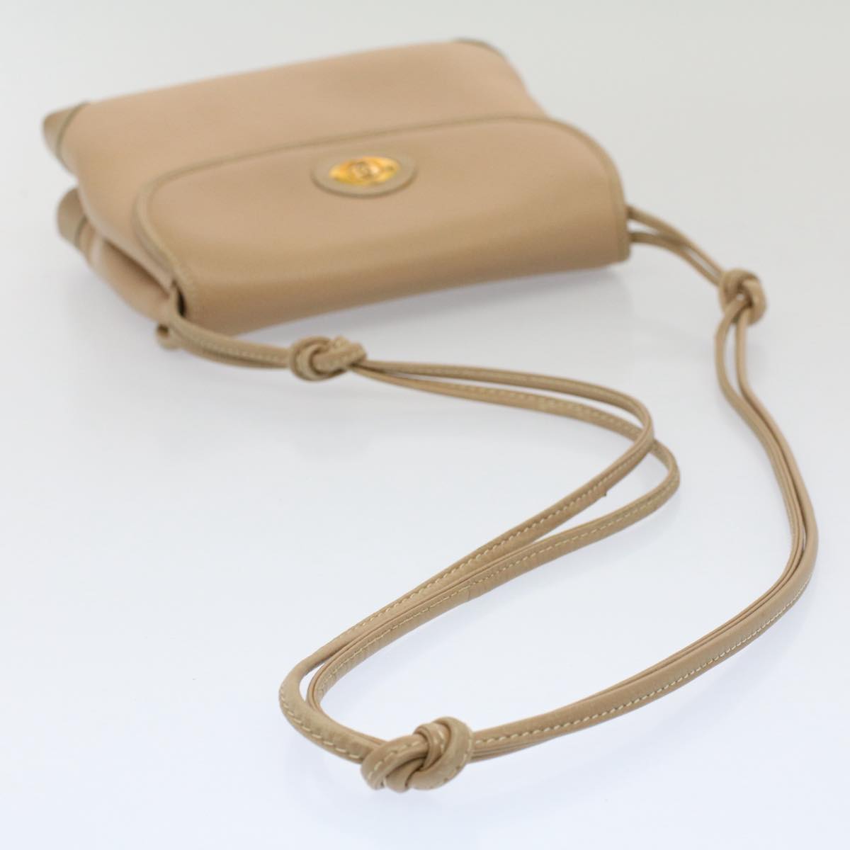 GUCCI Shoulder Bag Leather Beige ep1610