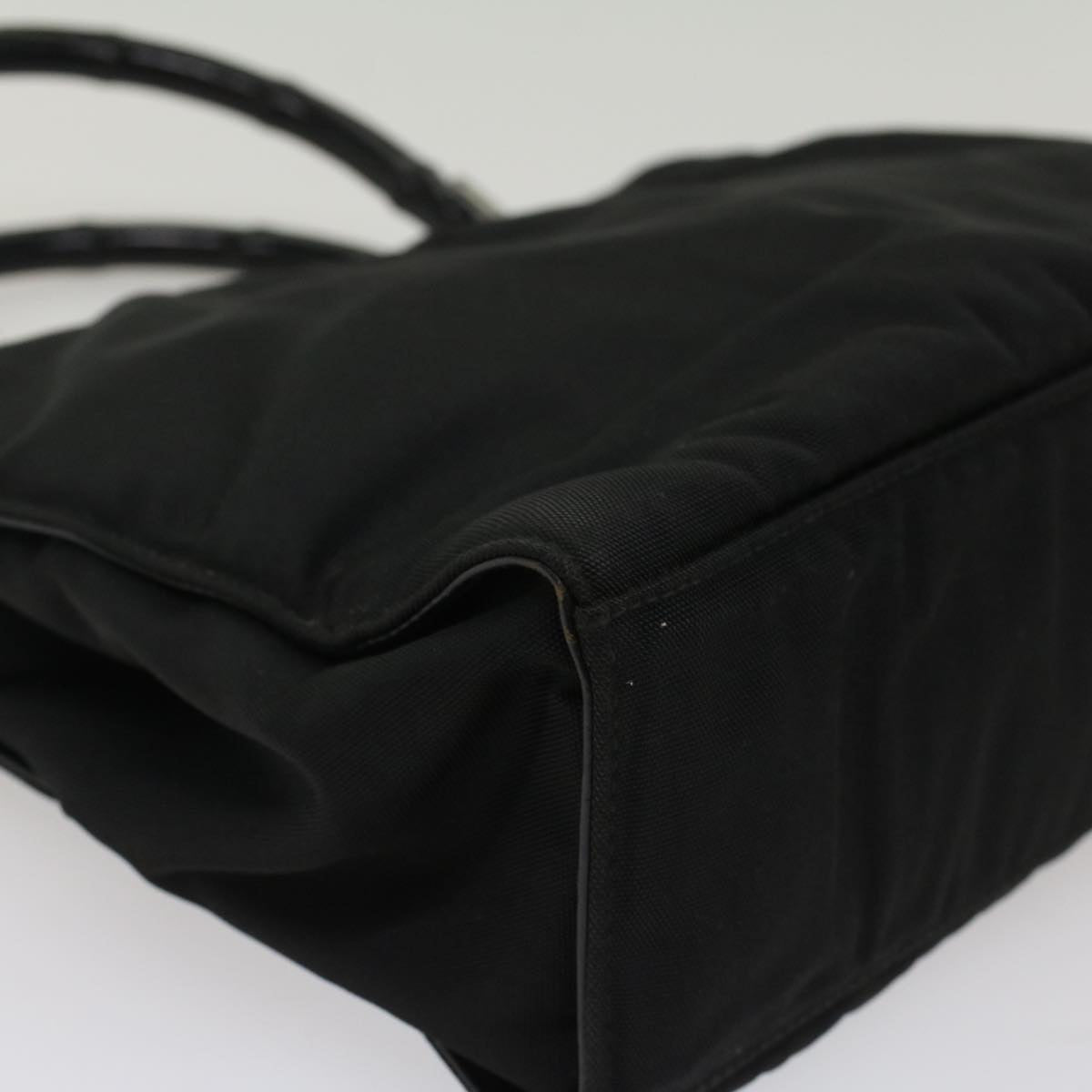 GUCCI Bamboo Hand Bag Canvas Black 002 1016 ep1617