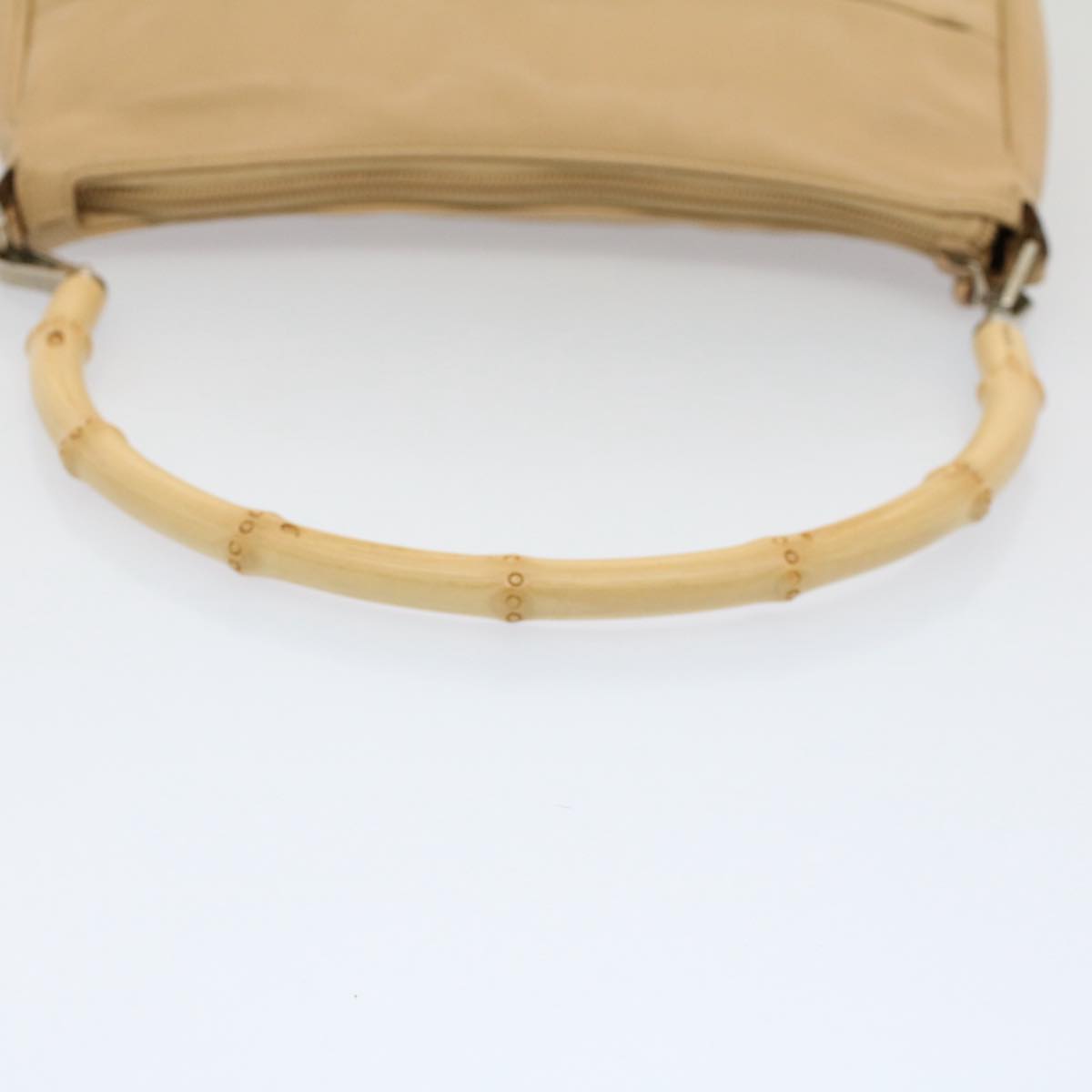 GUCCI Bamboo Shoulder Bag Leather Beige 001 3865 ep1627