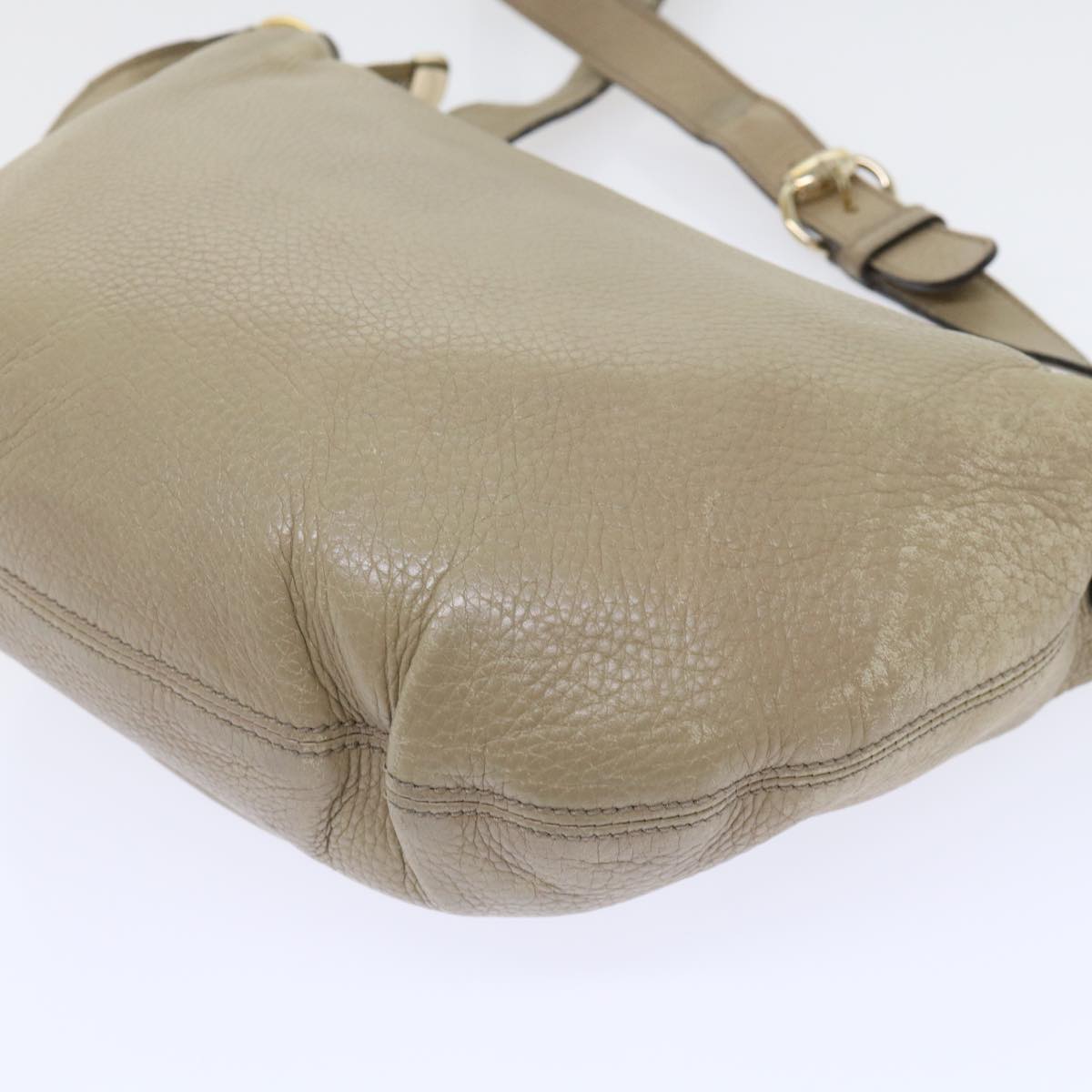GUCCI Soho Shoulder Bag Leather Beige 308361 ep1663
