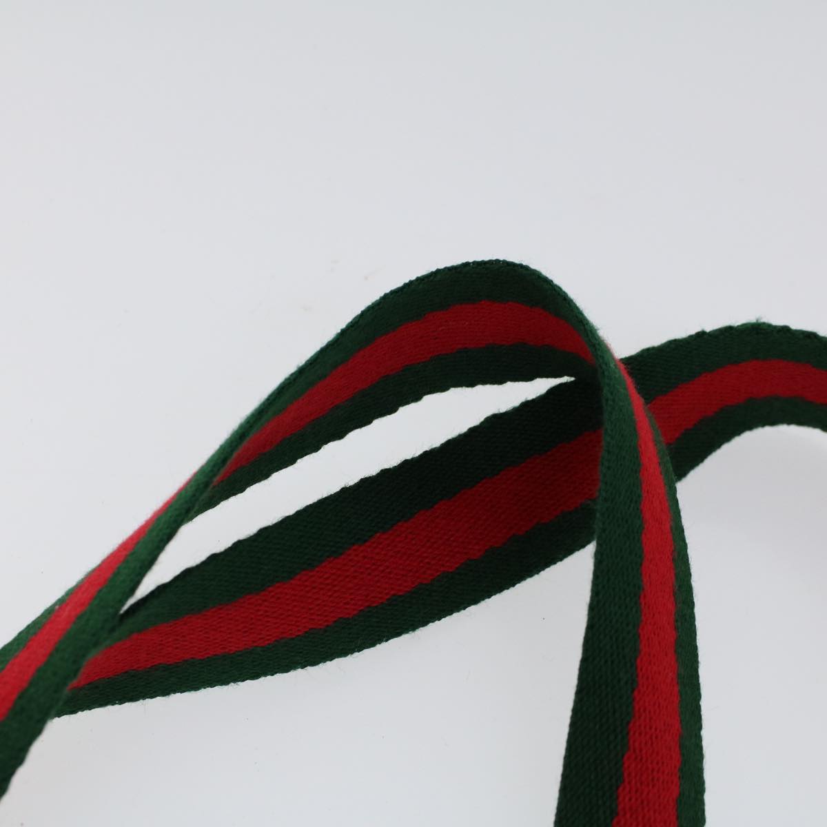 GUCCI GG Plus Canvas Web Sherry Line Tote Bag Beige Red Green ep1694
