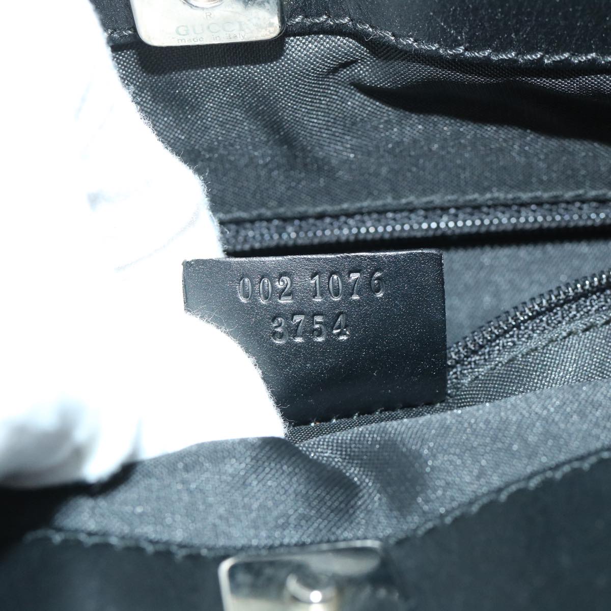 GUCCI GG Canvas Shoulder Bag Black 002 1076 3754 ep1741