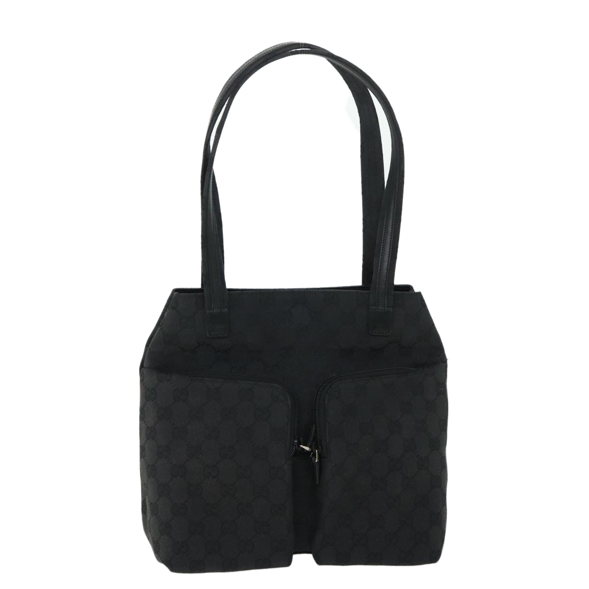 GUCCI GG Canvas Shoulder Bag Black 002 1076 3754 ep1741