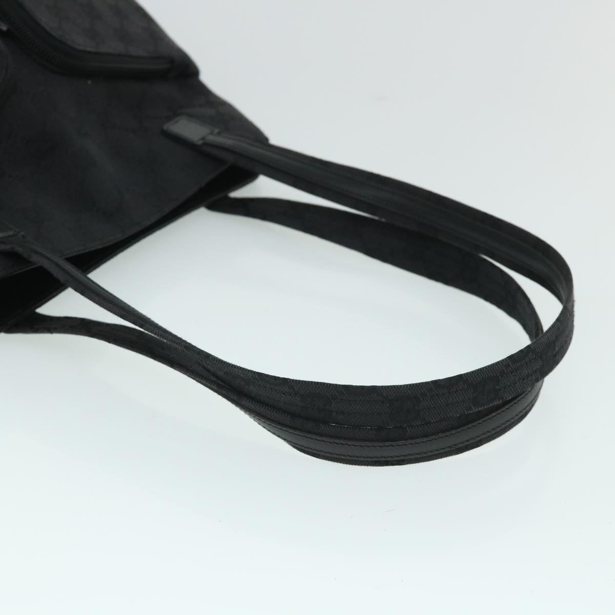 GUCCI GG Canvas Shoulder Bag Black 002 1076 3754 ep1741