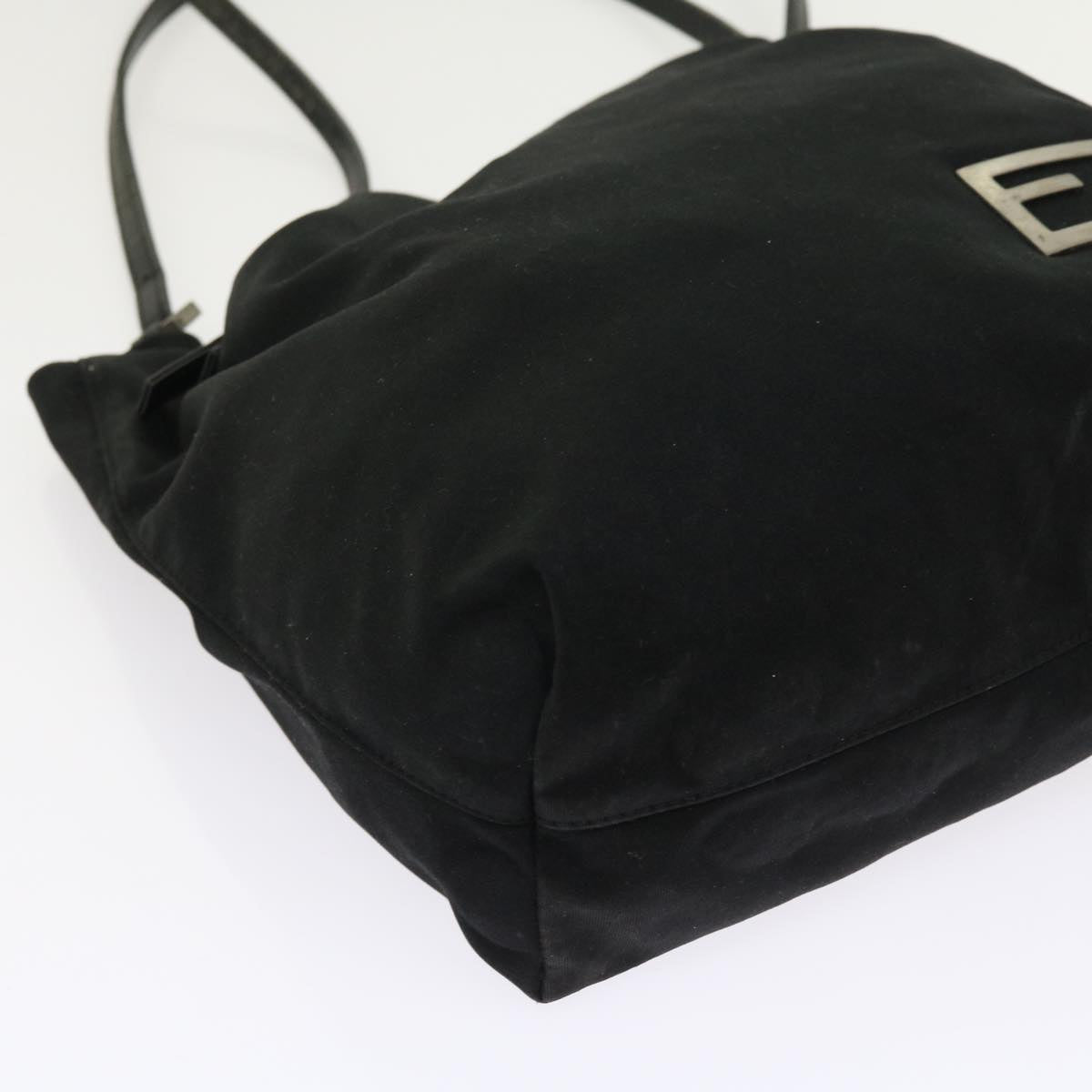 FENDI Shoulder Bag Nylon Black ep1772