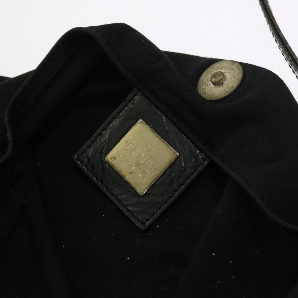 FENDI Shoulder Bag Nylon Black ep1772