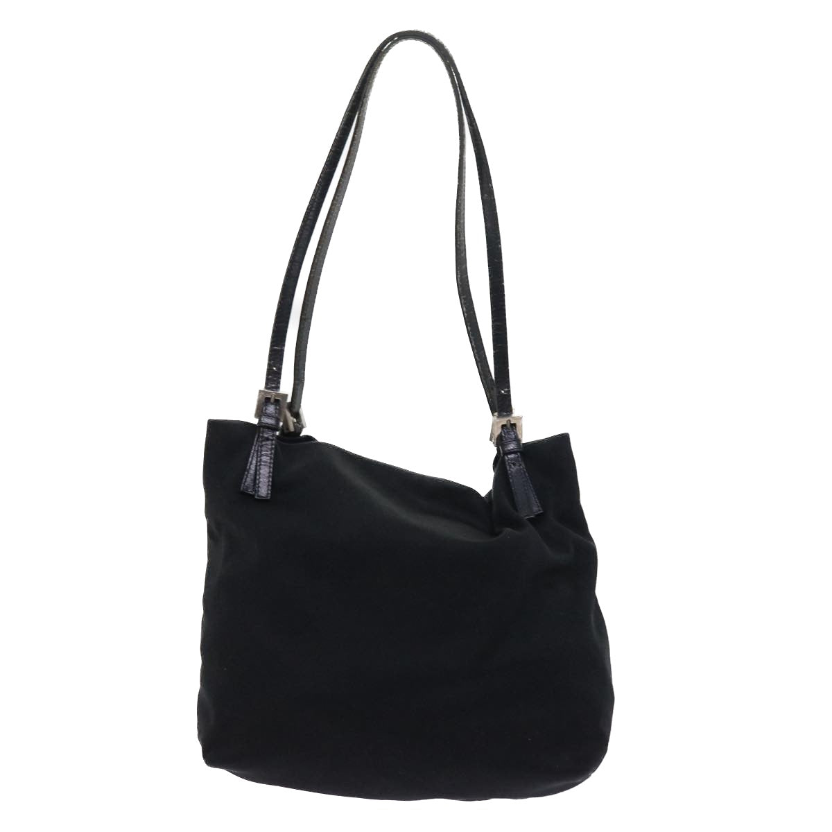 FENDI Shoulder Bag Nylon Black ep1772