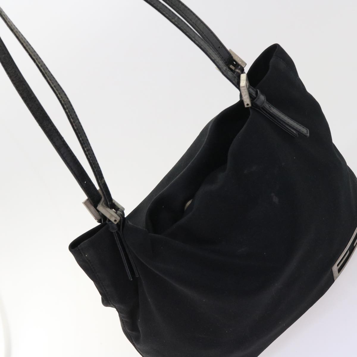FENDI Shoulder Bag Nylon Black ep1772