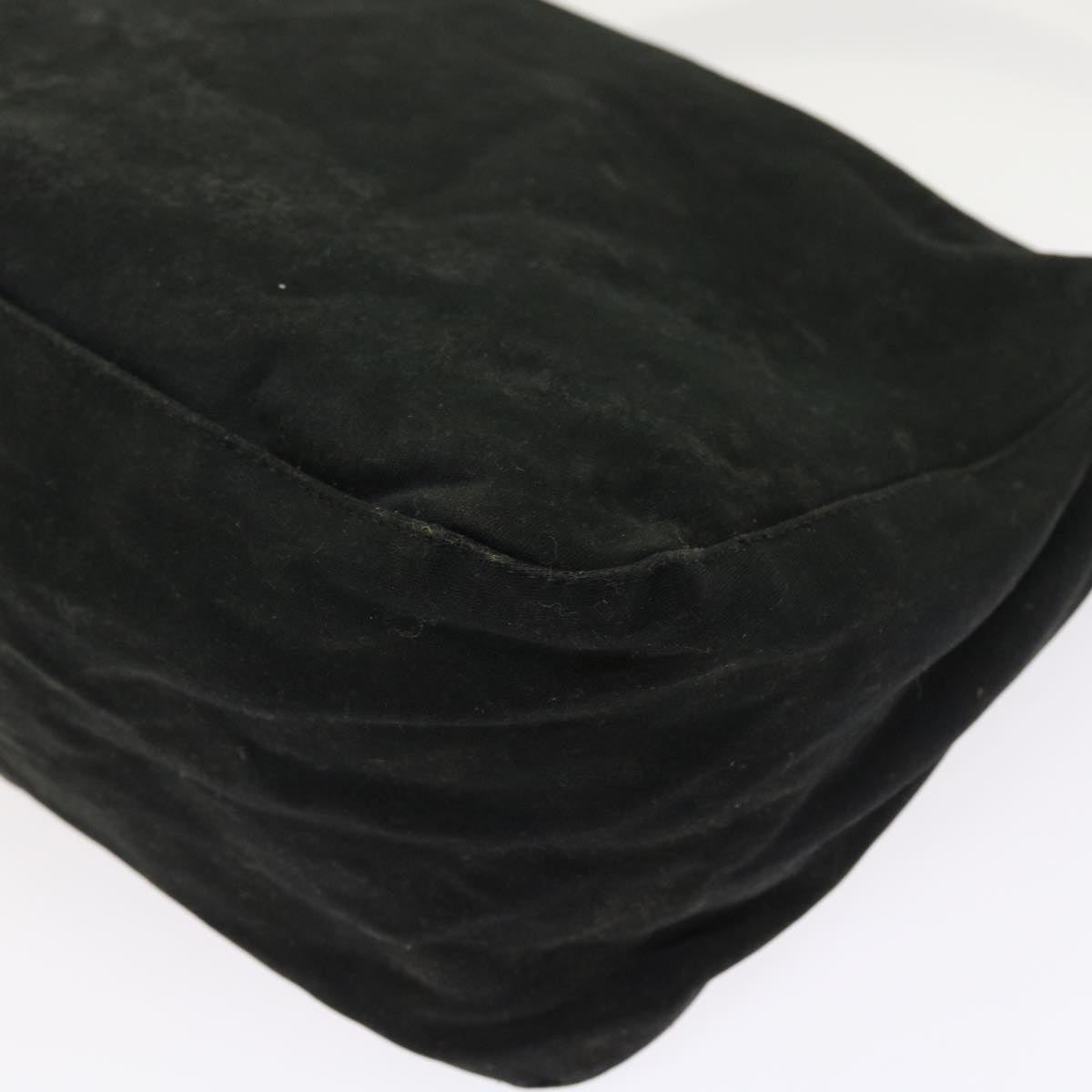 FENDI Mamma Baguette Shoulder Bag Nylon Black ep1775
