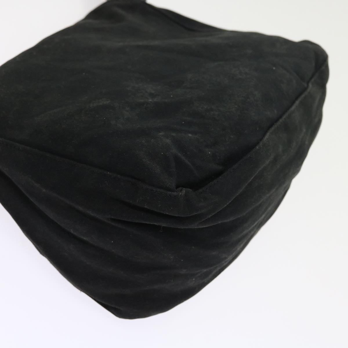 FENDI Mamma Baguette Shoulder Bag Nylon Black ep1775