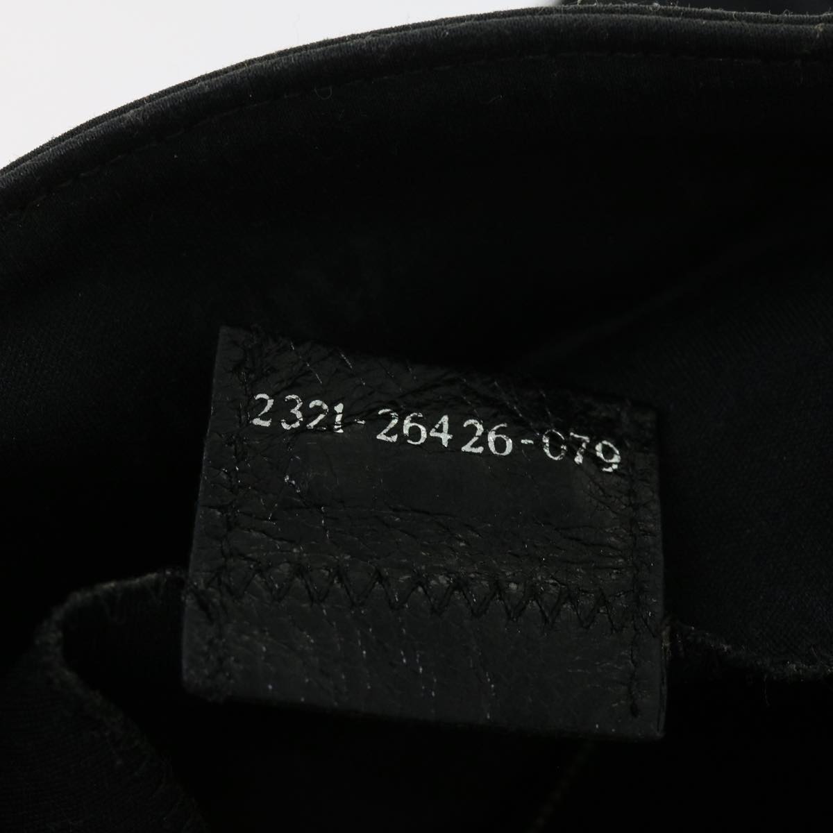 FENDI Mamma Baguette Shoulder Bag Nylon Black ep1775