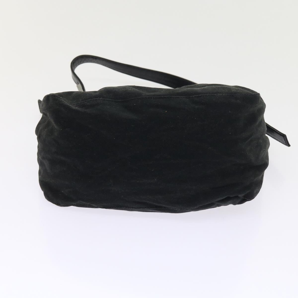 FENDI Mamma Baguette Shoulder Bag Nylon Black ep1775