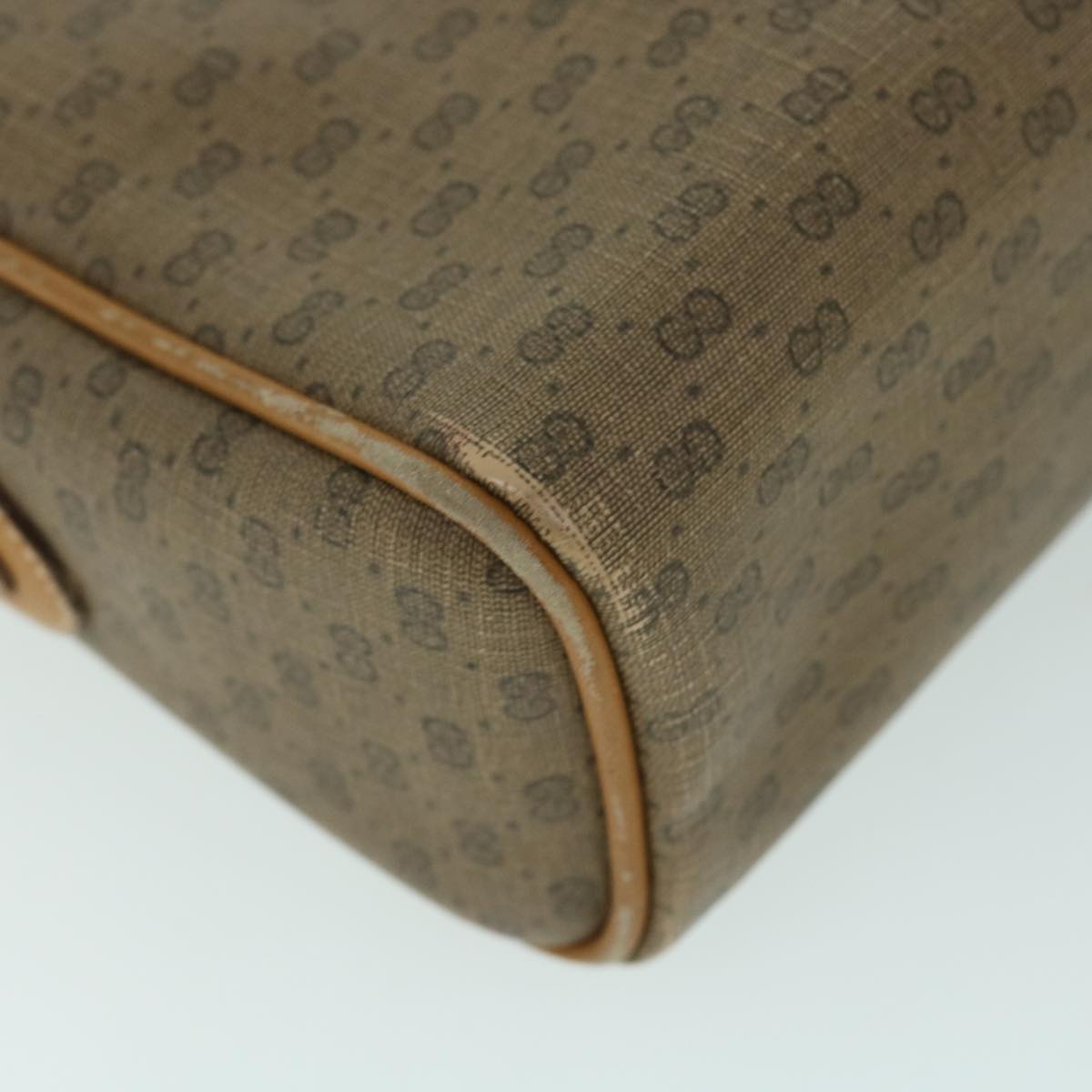 GUCCI Micro GG Canvas Web Sherry Line Shoulder Bag Beige 001 56 0944 ep1776