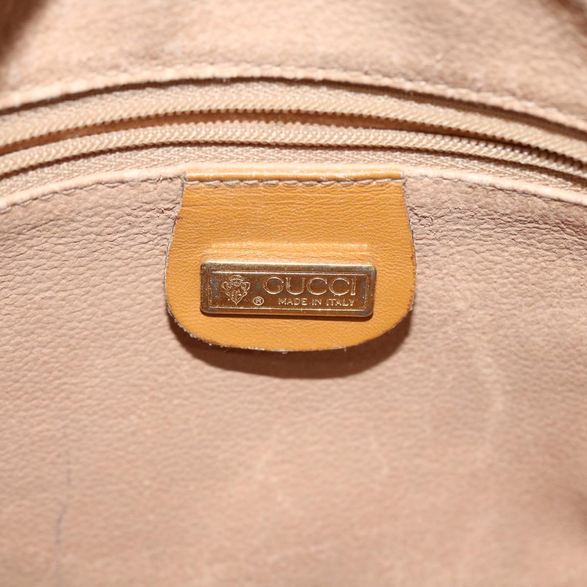 GUCCI Micro GG Canvas Web Sherry Line Shoulder Bag Beige 001 56 0944 ep1776