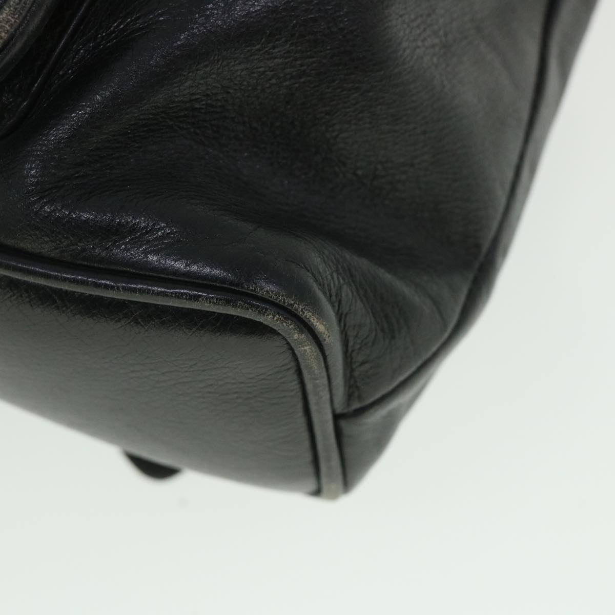 GUCCI Bamboo Backpack Leather Black 003 2058 0030 ep1813