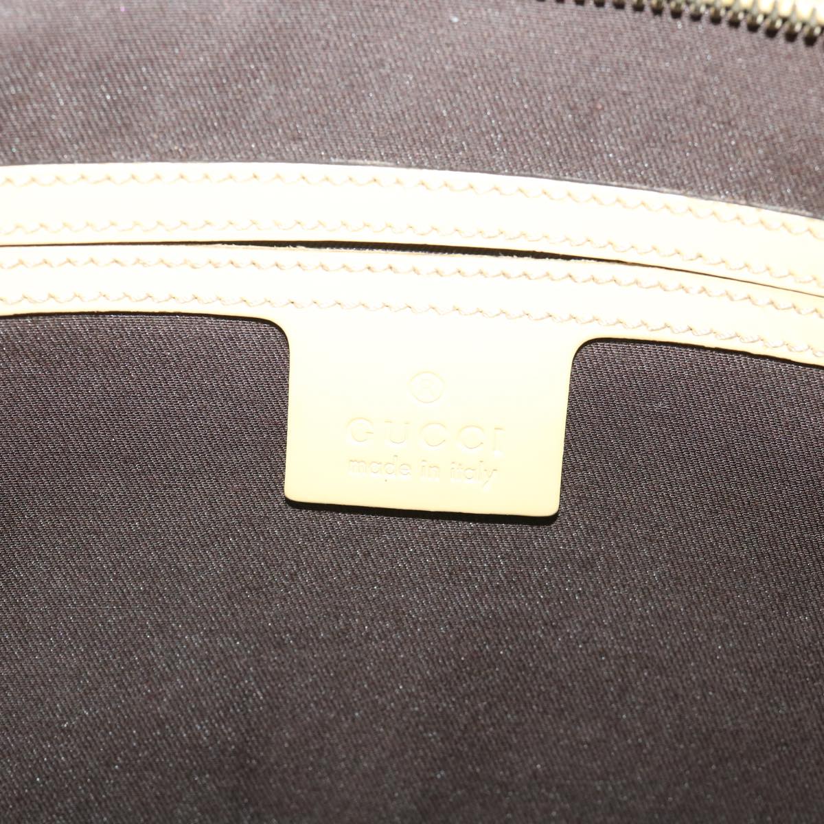 GUCCI GG Canvas Shoulder Bag PVC Leather Beige 201446 ep1824