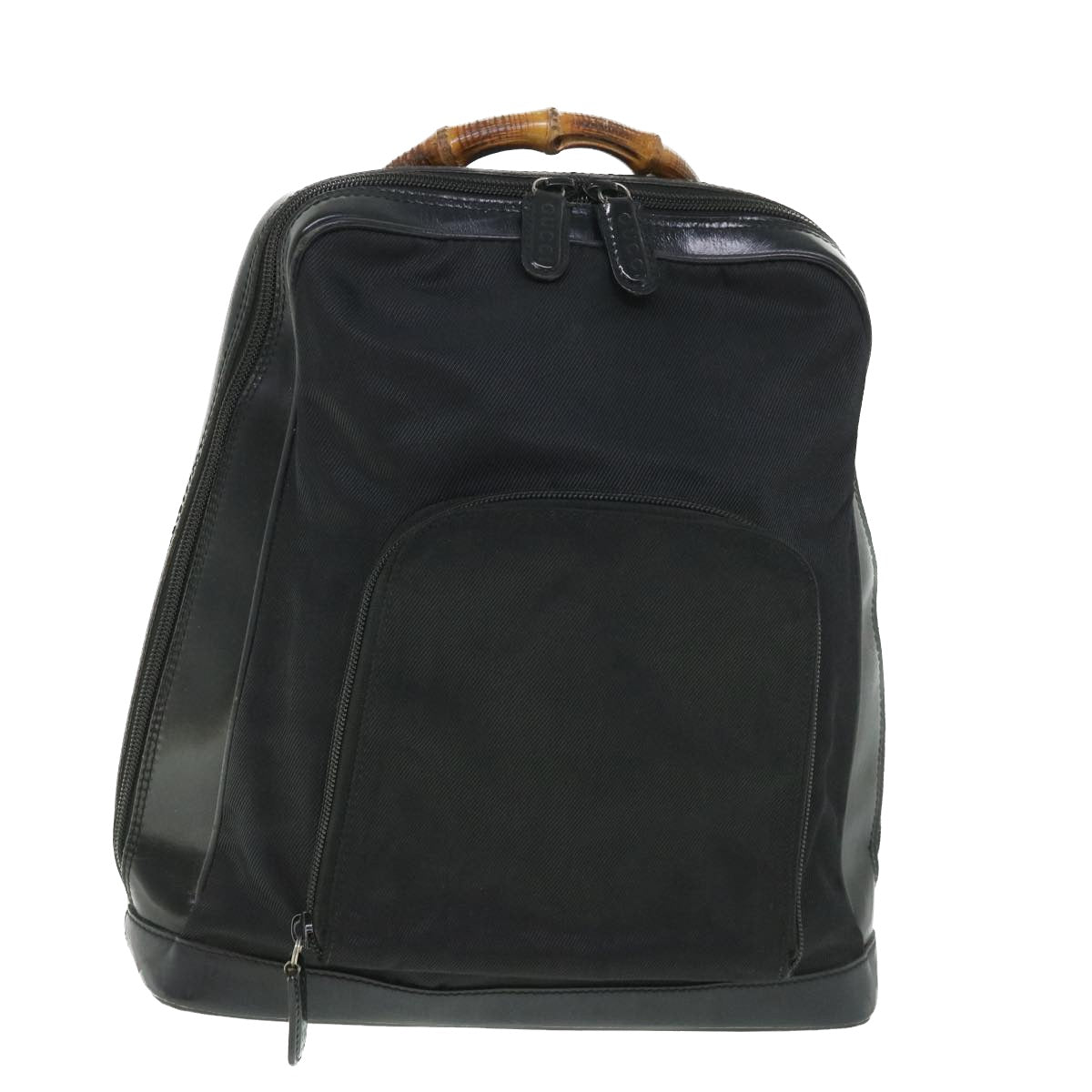 GUCCI Bamboo Backpack Nylon Canvas Black 003 2058 0059 5 ep1833
