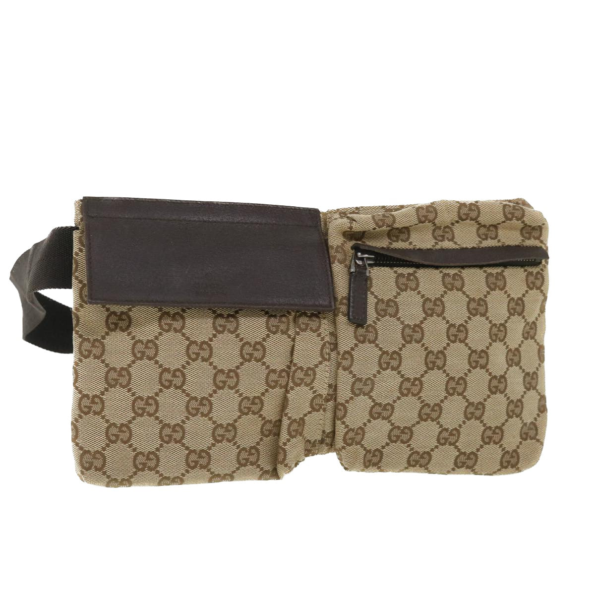 GUCCI GG Canvas Waist bag Beige 28566 ep1843