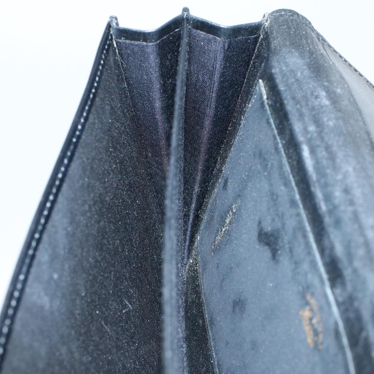 GUCCI Clutch Bag Leather Black ep1846