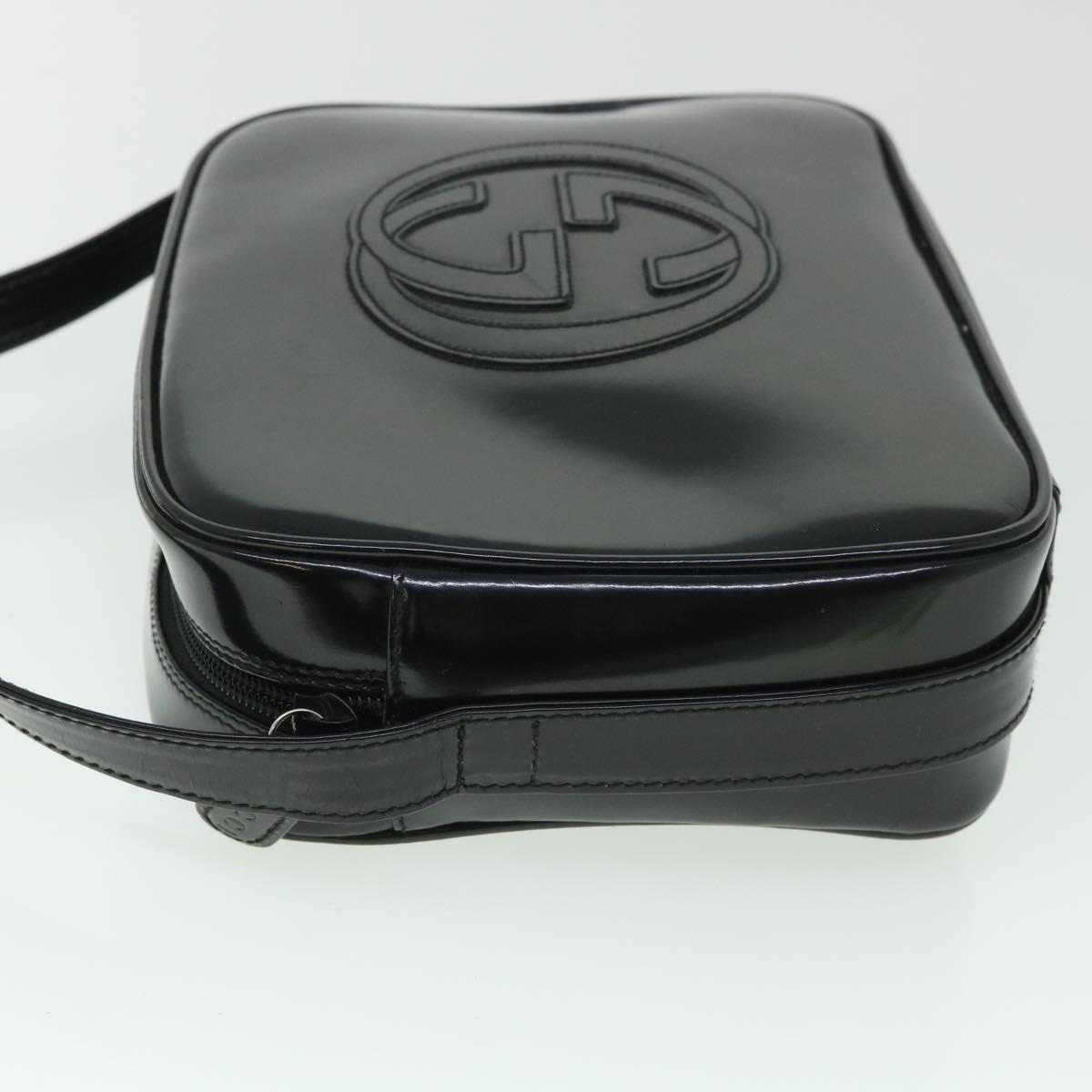 GUCCI Shoulder Bag Leather Black 007 2040 0261 ep1847