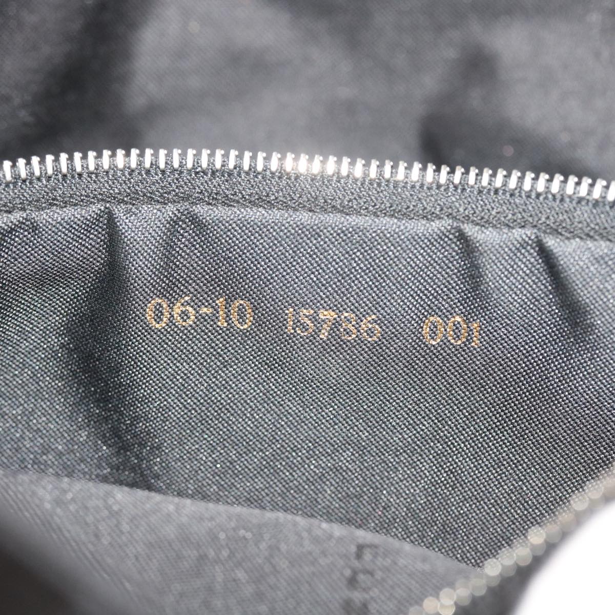 FENDI Zucca Canvas Hand Bag Black ep1858