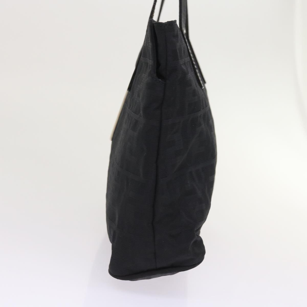 FENDI Zucca Canvas Hand Bag Black ep1858