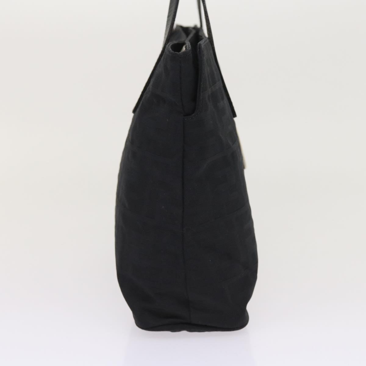 FENDI Zucca Canvas Hand Bag Black ep1858