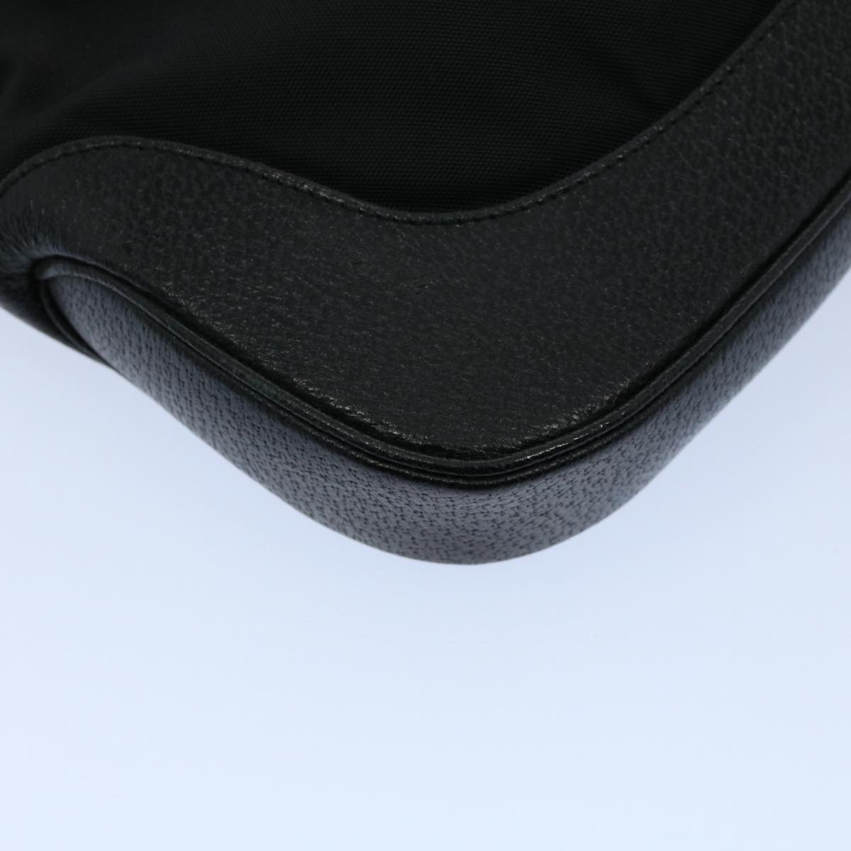 GUCCI Jackie Shoulder Bag Nylon Leather Black 001 3306 3444 ep1862