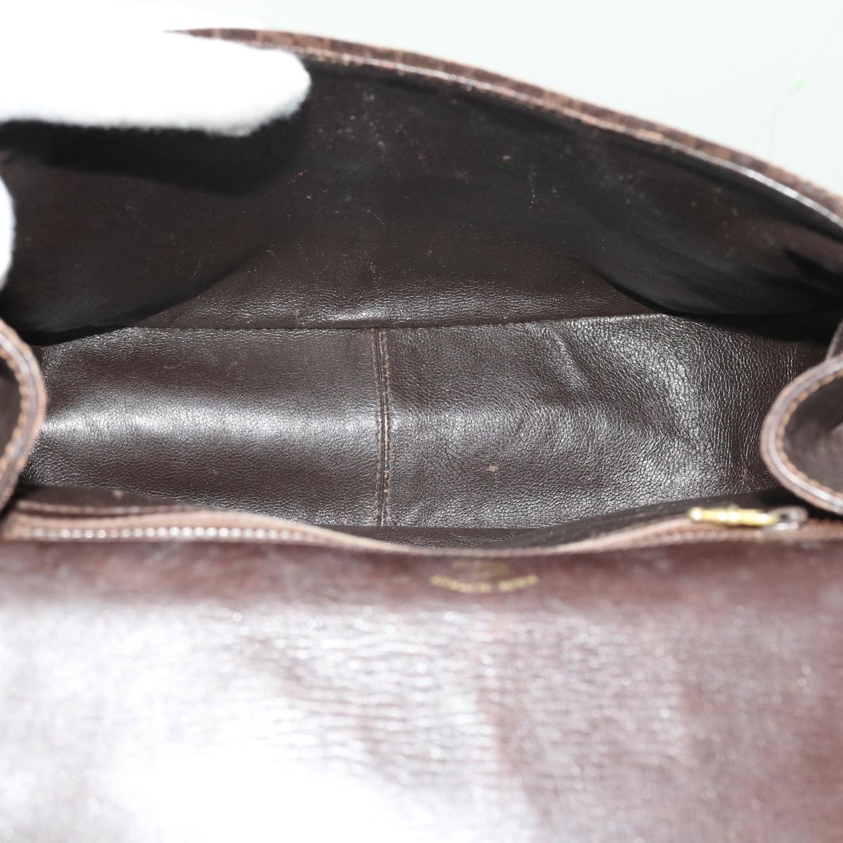 GUCCI Shoulder Bag Suede Brown ep1864