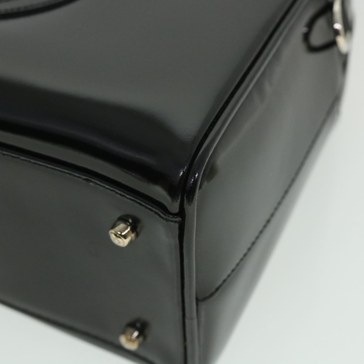 GUCCI Hand Bag Leather 2way Black 000 1274 0505 ep1869