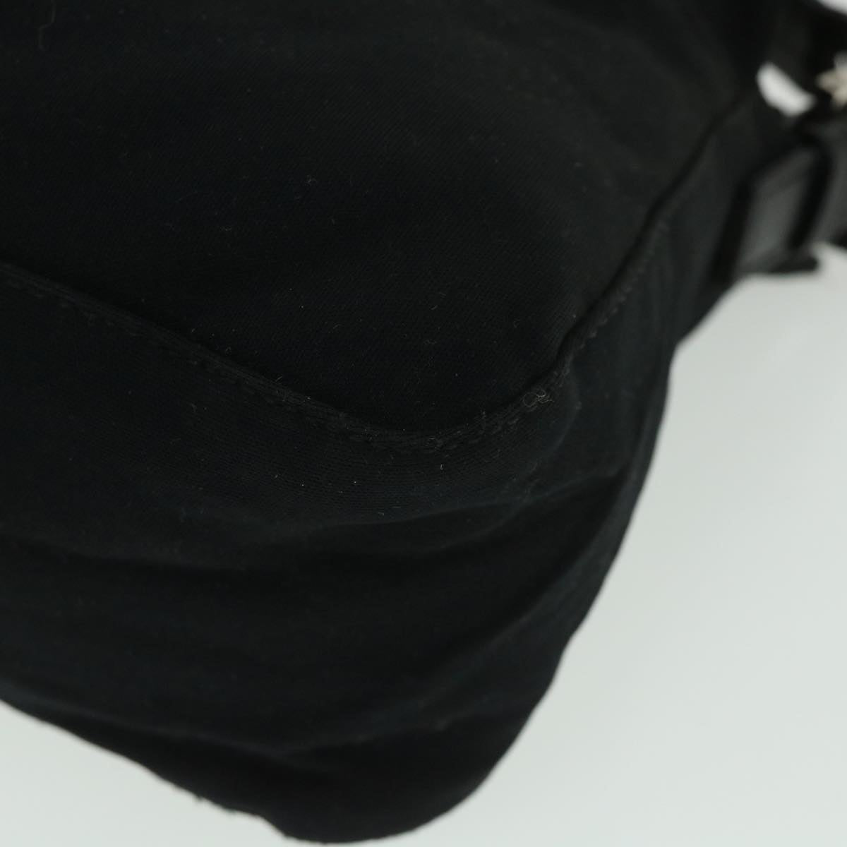 FENDI Mamma Baguette Shoulder Bag Nylon Black 2321 26566 009 ep1885