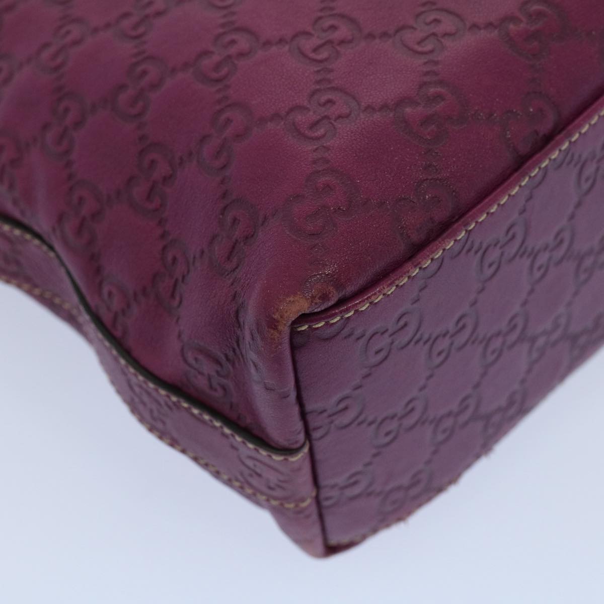 GUCCI GG Canvas Guccissima Shoulder Bag Purple 257282 ep1894