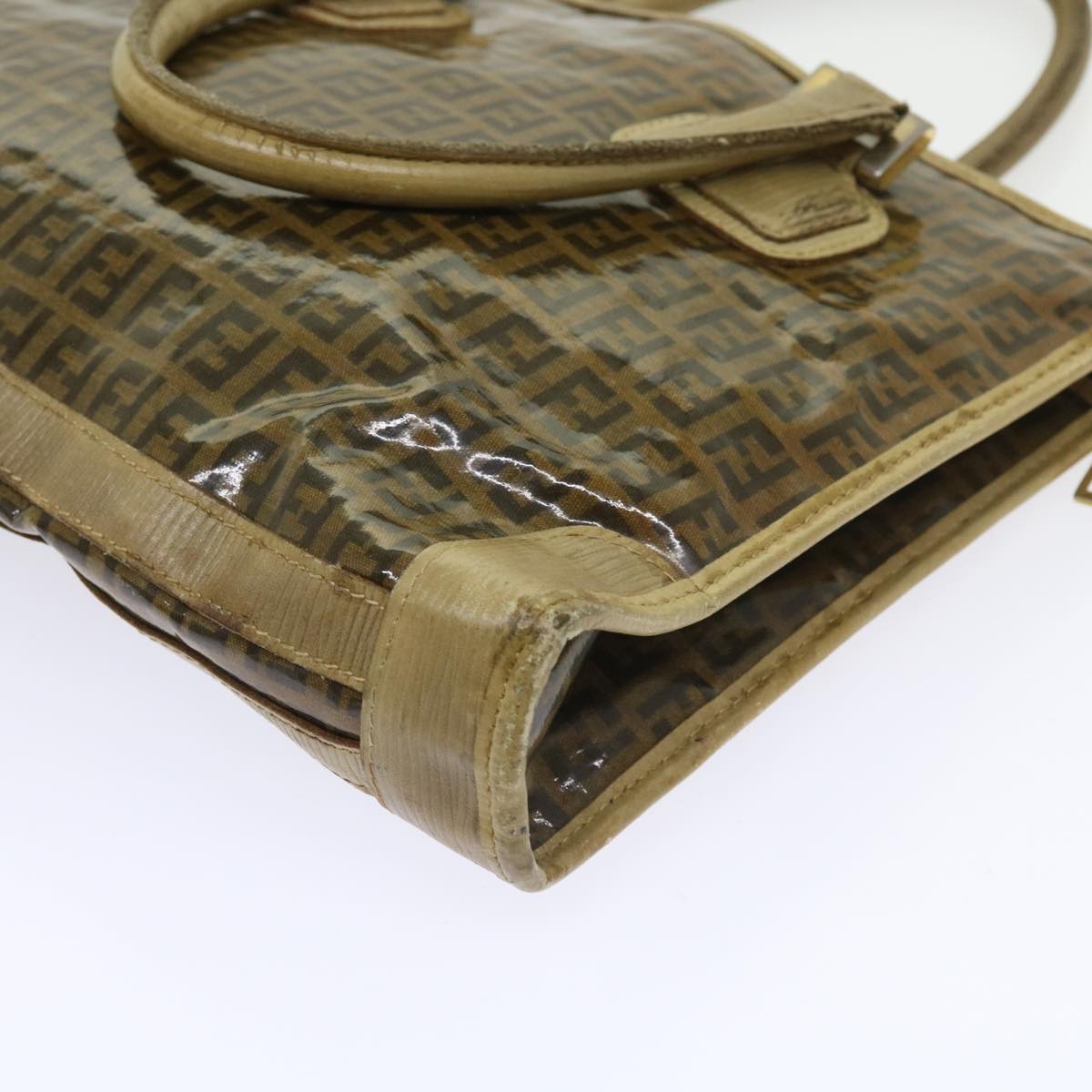 FENDI Zucchino Canvas Tote Bag Brown ep1903