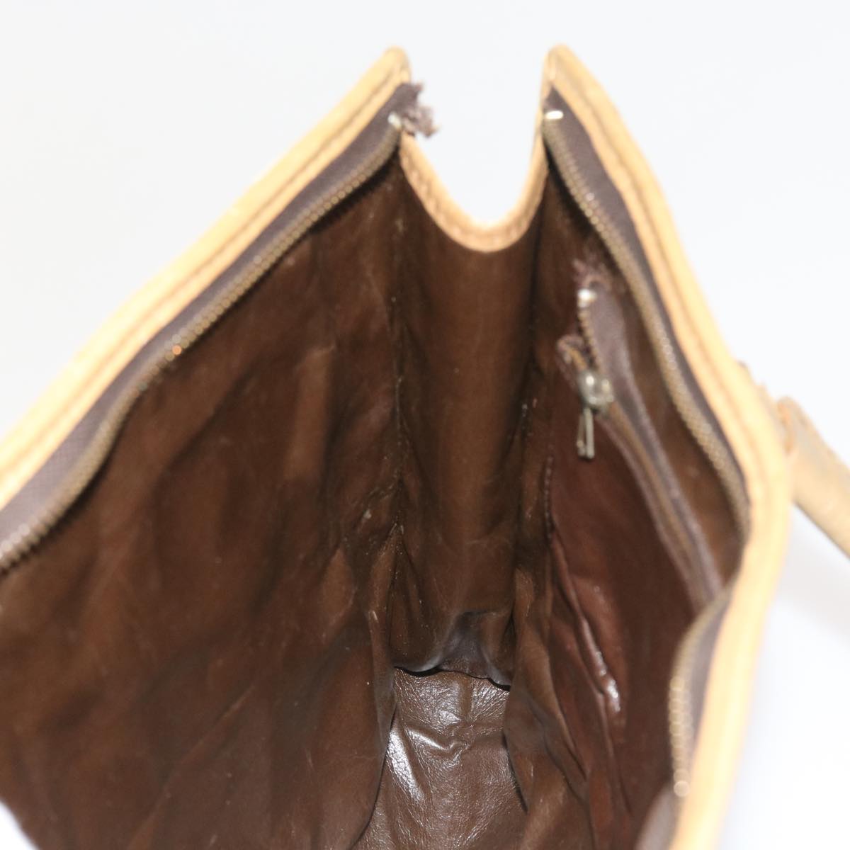 FENDI Zucchino Canvas Tote Bag Brown ep1903