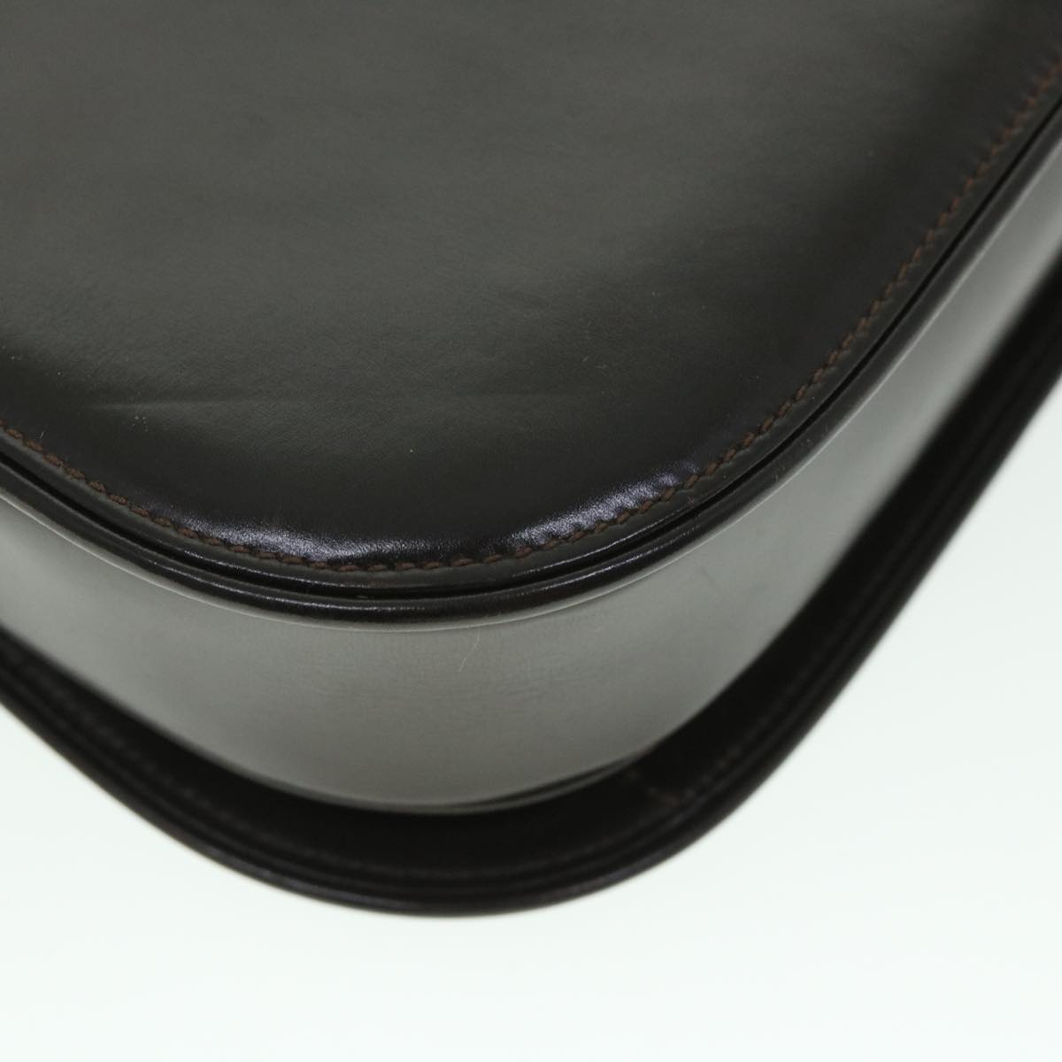 GUCCI Shoulder Bag Leather Brown ep1904