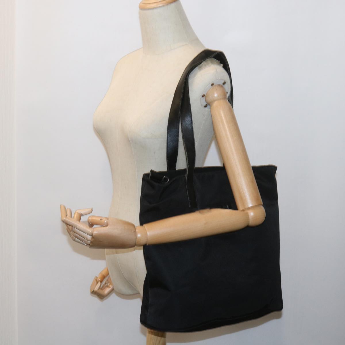 FENDI Tote Bag Nylon Black ep2354