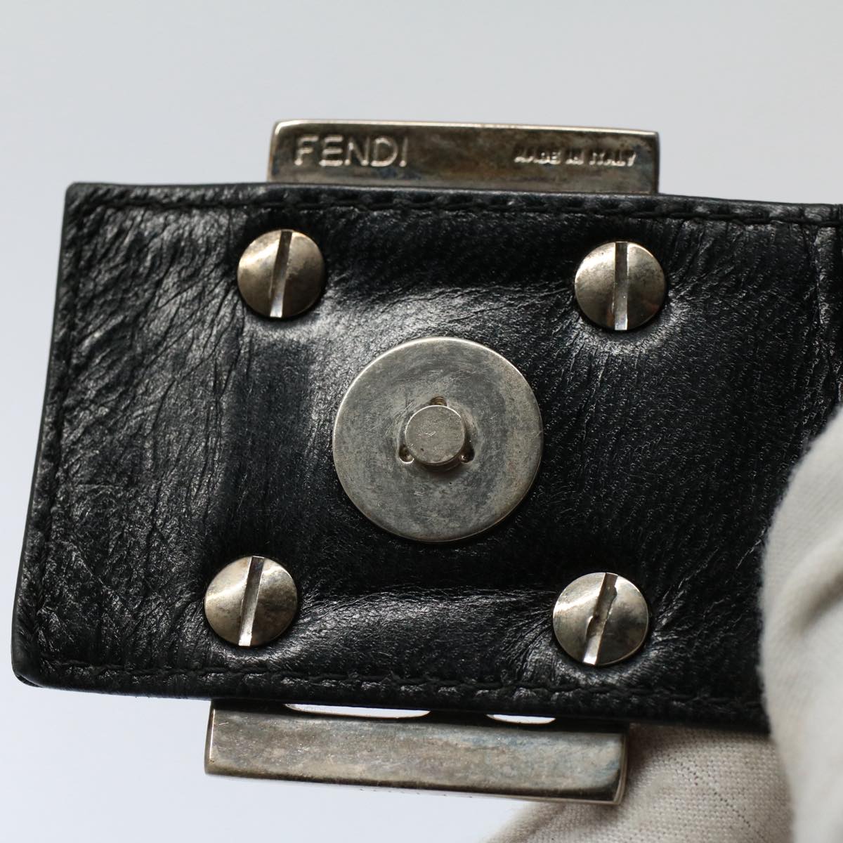FENDI Mamma Baguette Shoulder Bag Nylon Black 2355 26723 009 ep2357