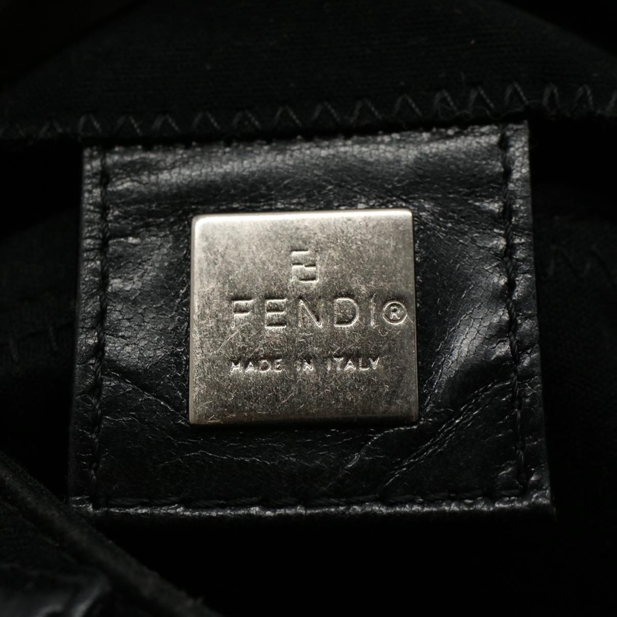 FENDI Mamma Baguette Shoulder Bag Nylon Black 2355 26723 009 ep2357