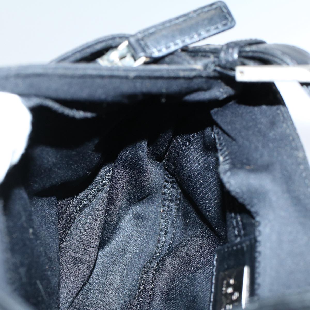 FENDI Mamma Baguette Shoulder Bag Nylon Black 2355 26723 009 ep2357