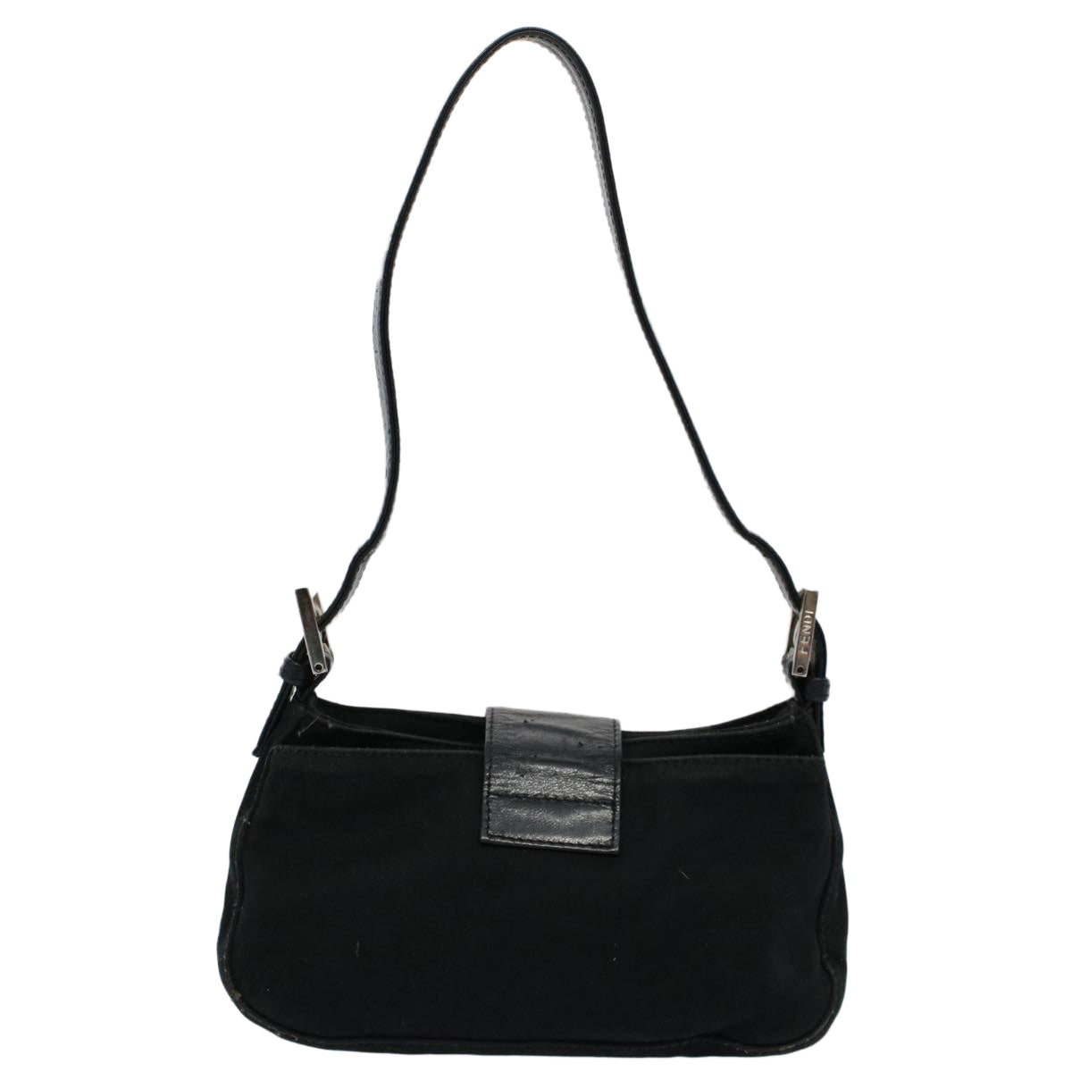 FENDI Mamma Baguette Shoulder Bag Nylon Black 2355 26723 009 ep2357