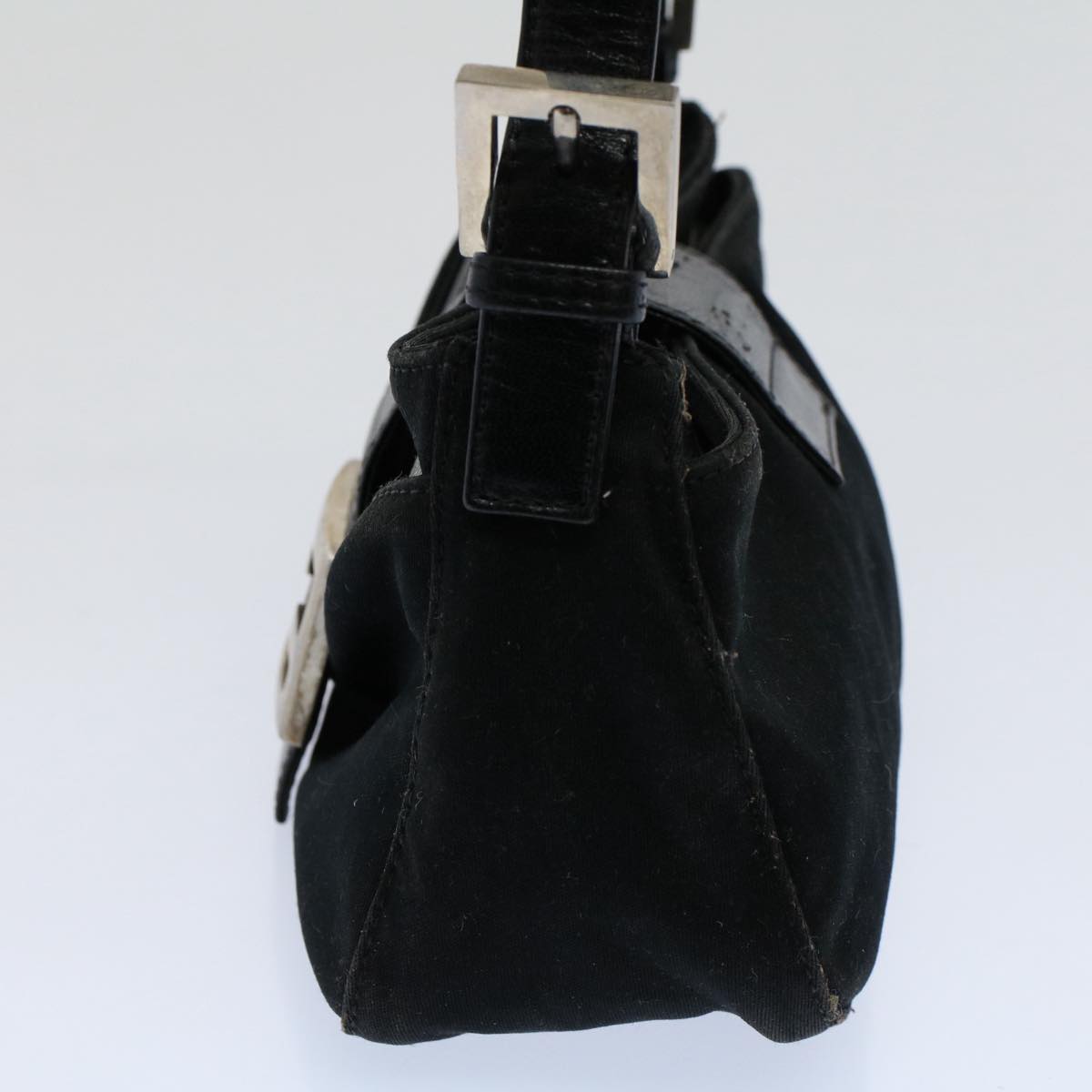 FENDI Mamma Baguette Shoulder Bag Nylon Black 2355 26723 009 ep2357