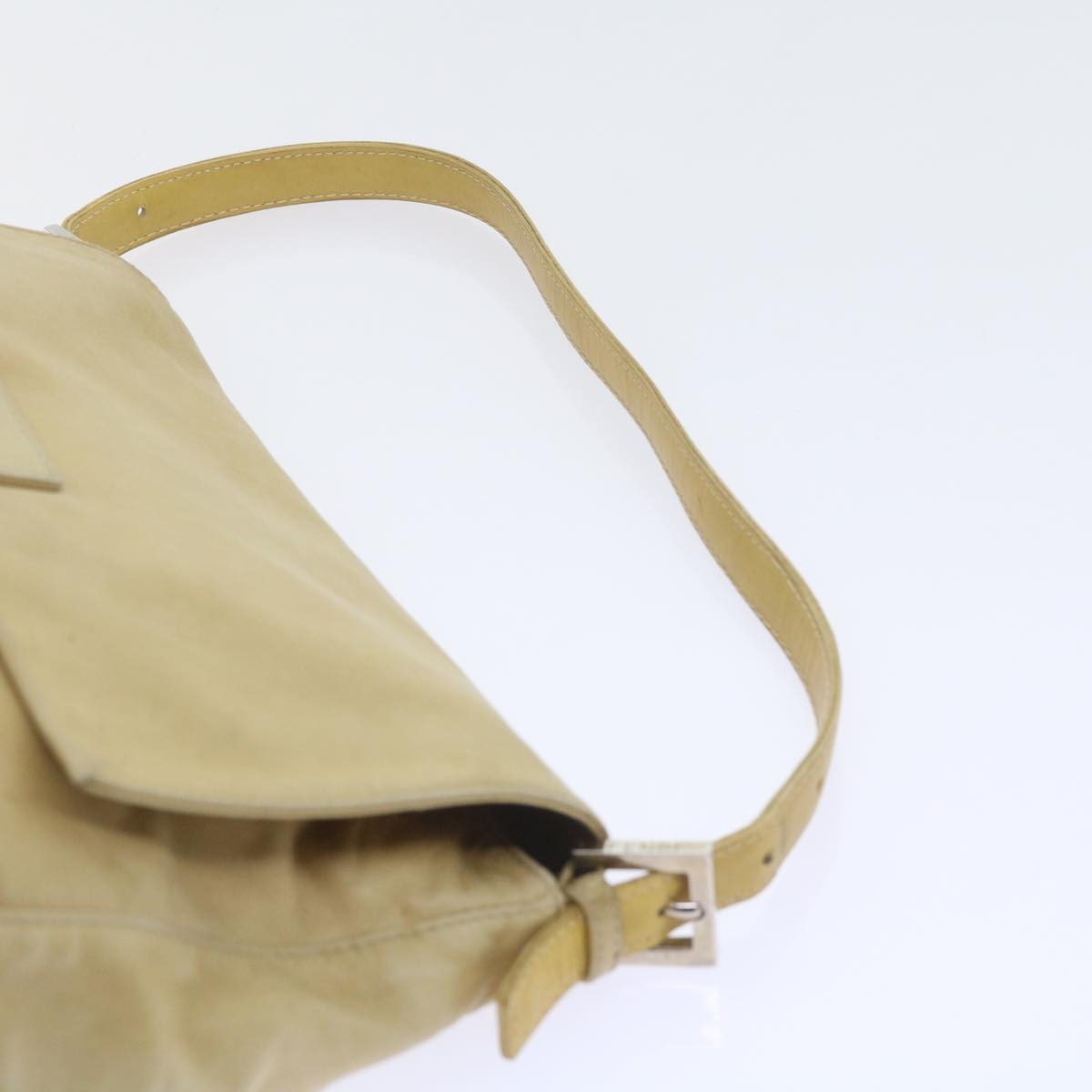 FENDI Mamma Baguette Shoulder Bag Leather Beige 2348 26325 009 ep2384
